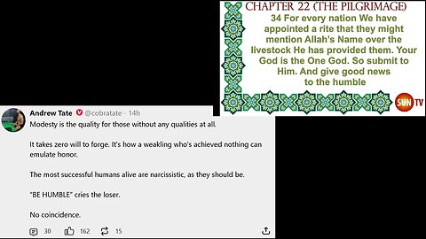 Andrew Tate dislikes humbleness and modesty #andrewtate #arrest #Tate #Tatebrothers#islam#fakemuslim