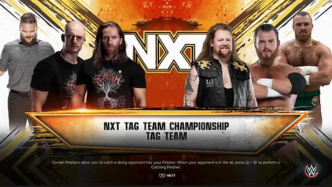 NXT Gallus vs The Dyad for the NXT Tag Team Championship