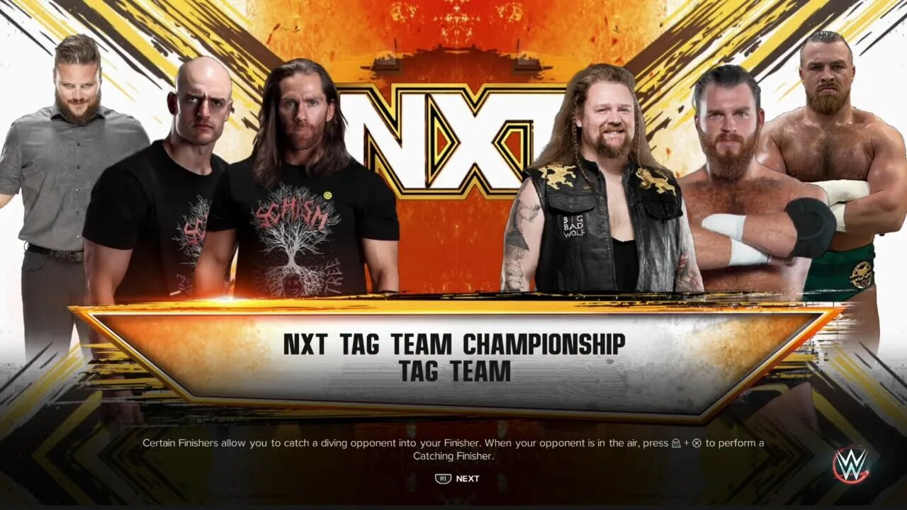 NXT Gallus vs The Dyad for the NXT Tag Team Championship