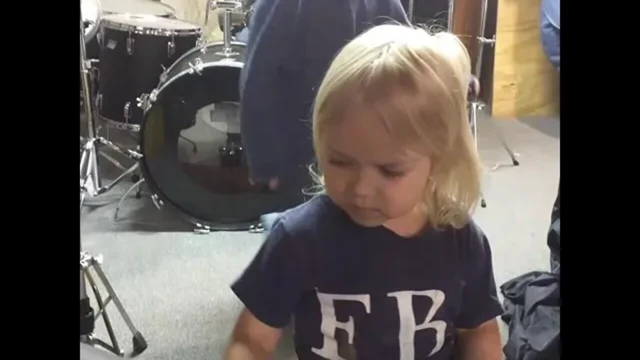 Kids drumming