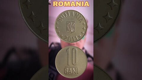 ROMANIA 10 BANI 2011. #shorts #viral #coinnotesz