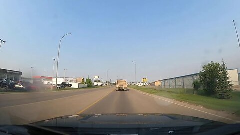 Live morning drive though Prince Albert, Saskatchewan, Canada