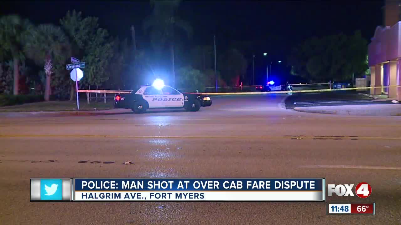 Man shot over cab fare dispute