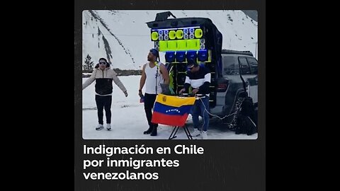 Inmigrantes venezolanos provocan descontento en una zona de descanso en Chile
