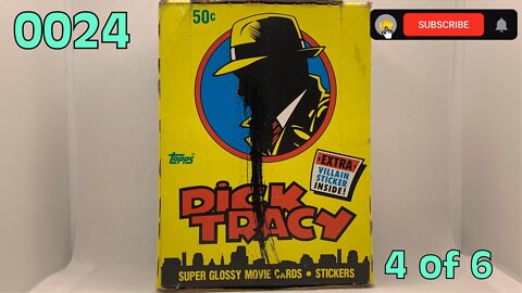 the[CARD]curator [0024] DICK TRACY (1990) Trading Cards [4 of 6] [#dicktracy #dicktracytradingcards]