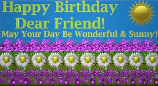 Happy Birthday 3D - Happy Birthday Dear Friend - Happy Birthday To You - Happy Birthday Song