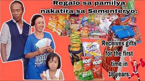 Cemetery Family Given A BIG! Secret Santa Surprise Part 1 Of 2 #CAMARINES SUR