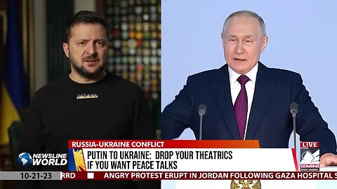 Putin to Ukraine: Drop your theatrics if you want peace talks