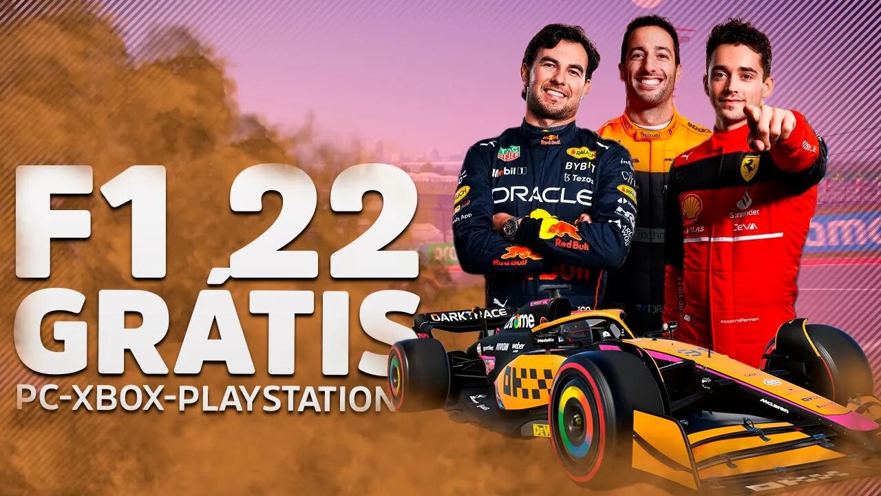 F1 22 GRÁTIS NO PC, XBOX E PLAYSTATION! #RicciardoChallenge