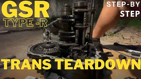Integra GSR w/TYPE R LSD teardown STEP by STEP