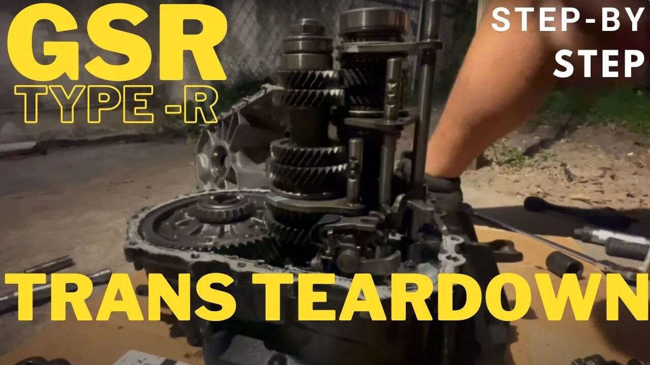 Integra GSR w/TYPE R LSD teardown STEP by STEP