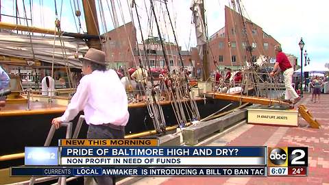 Pride of Baltimore II in troubled financial waters