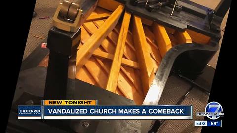 Thornton church makes rapid comeback after it was ransacked earlier this week
