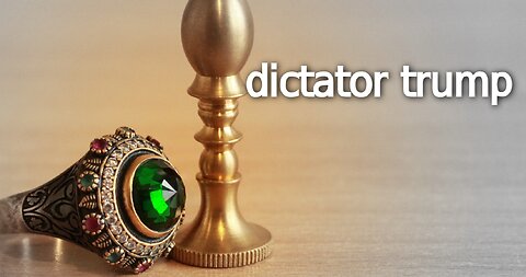 Wannabe Dictator_ Donald Trump has confused the job of President with King