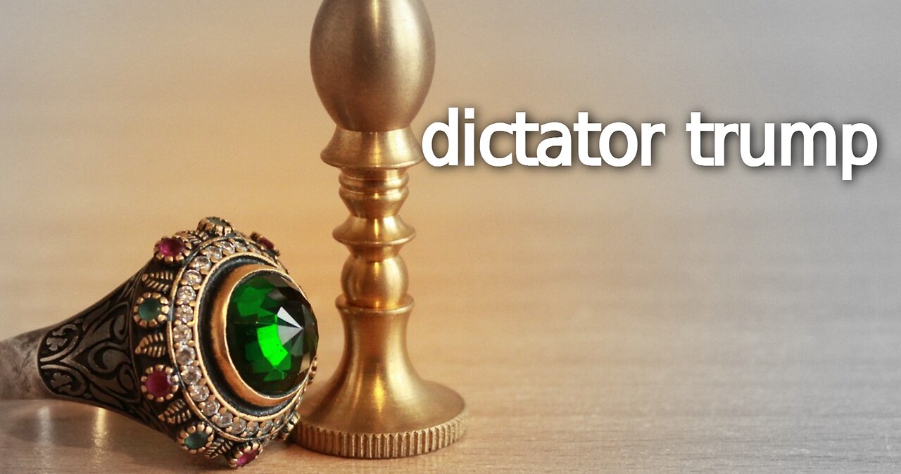 Wannabe Dictator_ Donald Trump has confused the job of President with King
