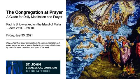 Paul Is Shipwrecked on the Island of Malta—Acts 27:39—28:10