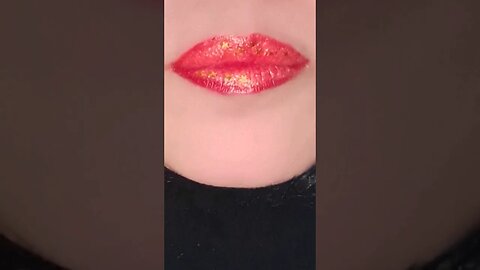 Lip Art Tutorial Glitter Bling #makeup #short #shorts #viral #shortvideo #lipswatches #grwm