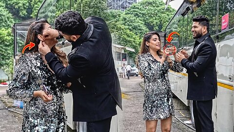 Shiv Thakare And Anjum Fakih MASTI During Khatron Ke Khiladi Season 13 GRAND FINALE Shoot