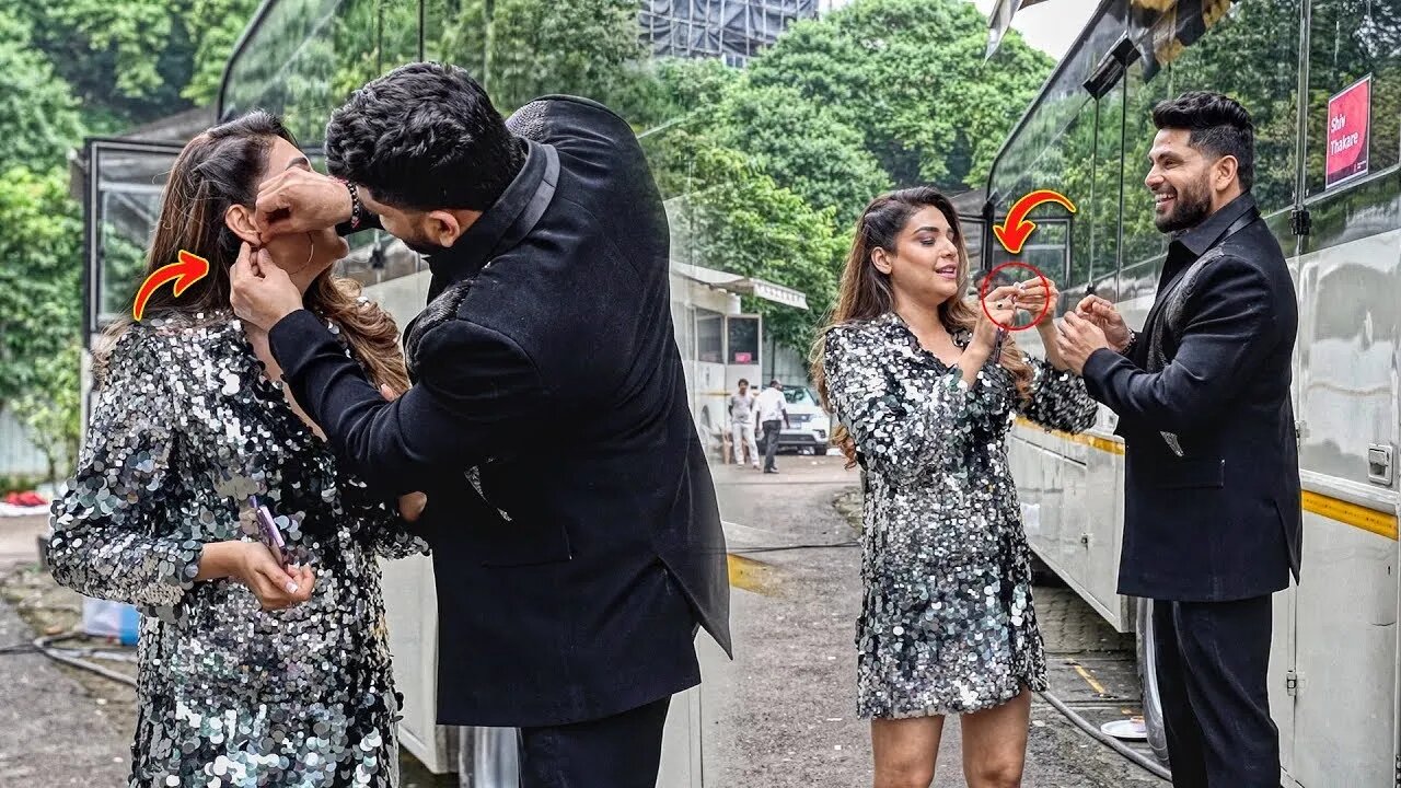 Shiv Thakare And Anjum Fakih MASTI During Khatron Ke Khiladi Season 13 GRAND FINALE Shoot