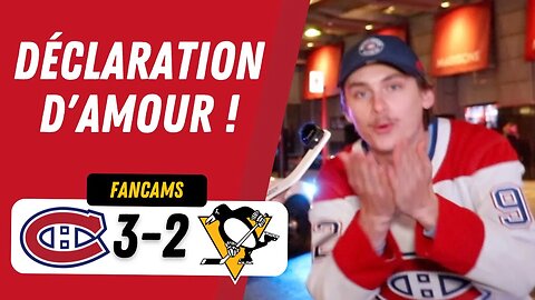 DÉCLARATION D'AMOUR ! | MTL 3-2 PIT | FANCAM