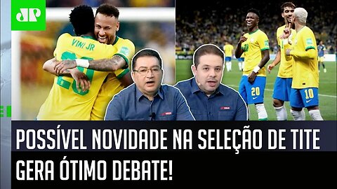 "É POLÊMICO, mas SERÁ que o Neymar e o Vinicius Júnior NÃO PODEM..." NOVIDADE na Seleção gera DEBATE