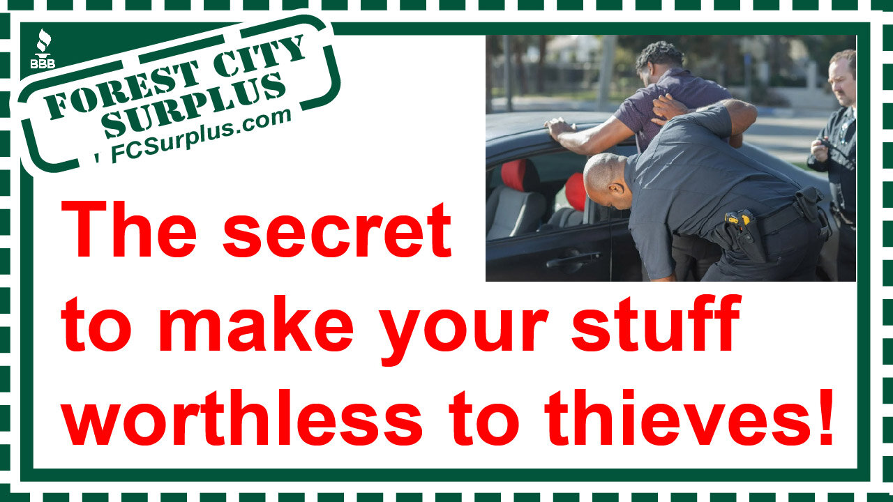 The Security Secret to Make Your Stuff Worthless to Thieves