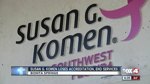 Susan G. Komen Southwest Florida to close local office