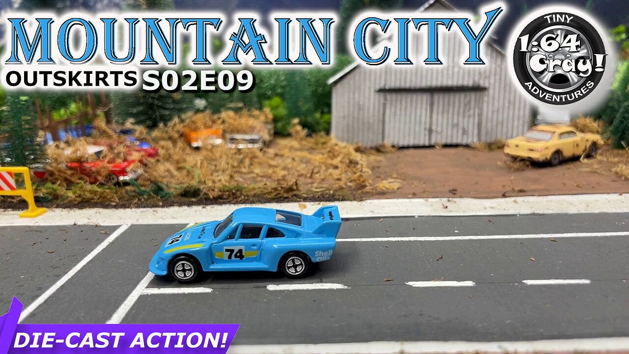 Mountain City Outskirts S02E10 - matchbox hotwheels BMW motormax minigt tarmacworks Porsche