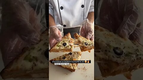 Paneer Sandwitch 😋 #foodvlog #food #vlogs #streetfood