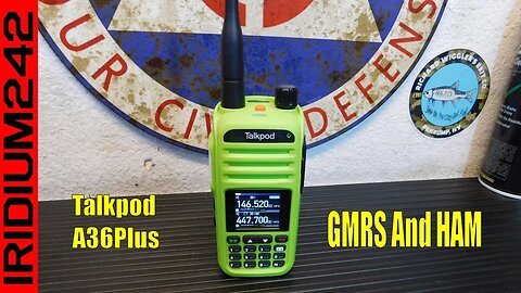 Great Little Radio: Talkpod A36Plus GMRS And HAM HT