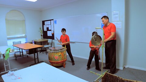 Lion Dance Drumming Class Chung Wah Training Perth Western Australia