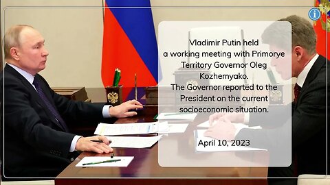 Meeting with Primorye Territory Governor Oleg Kozhemyako