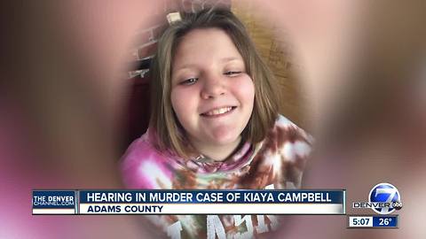 Hearing will determine if teen accused of killing Kiaya Campbell will be tried as adult