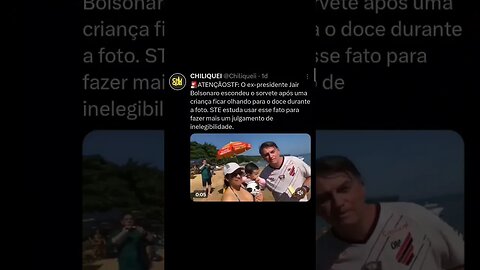 bolsonaro afasta doce de criança, STF vai investigar possível nova inelegibilidade #shorts