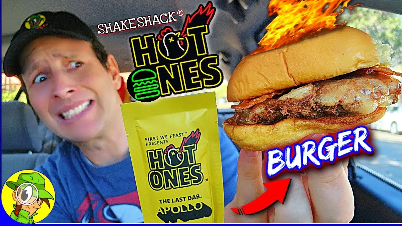 Shake Shack® HOT ONES™ BURGER Review 🔥🍔 THE LAST DAB™ IS NO JOKE! 🥵 Peep THIS Out! 🕵️♂️