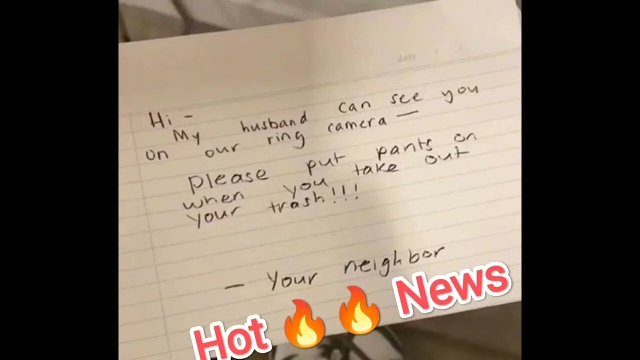 Woman shamed for 'not wearing pants' to take bins out in note from angry neighbour