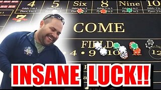 🔥INSANE LUCK🔥 30 Roll Craps Challenge - WIN BIG or BUST #305