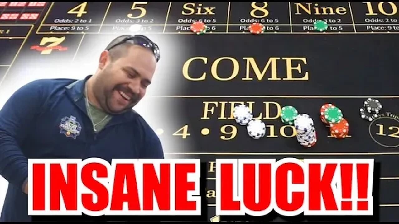 š„INSANE LUCKš„ 30 Roll Craps Challenge - WIN BIG or BUST #305