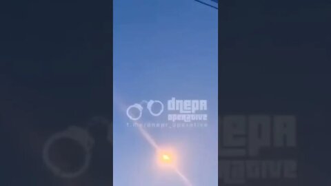 Ukraine Air Defense system just missis a Russian missile.