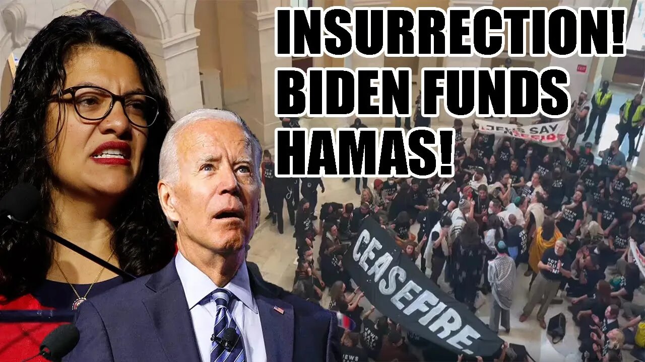 Pro Hamas INSURRECTIONIST STORM THE CAPITOL! Joe Biden gives Hamas $100 MILLION!