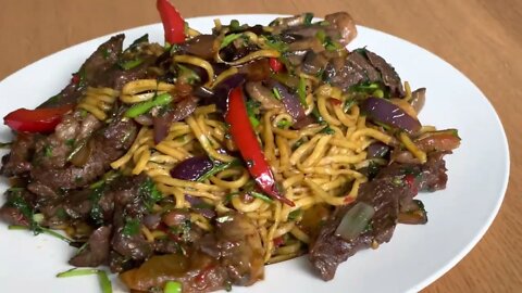 Beef Ribeye Stir Fry - The Final Product