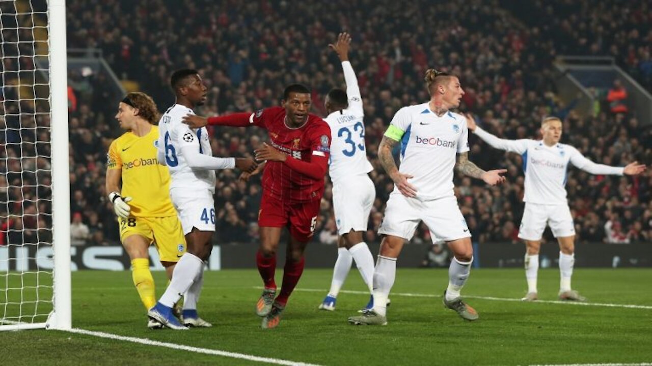 ملخص مباراة ليفربول وجينك , liver pool and genk 2-1