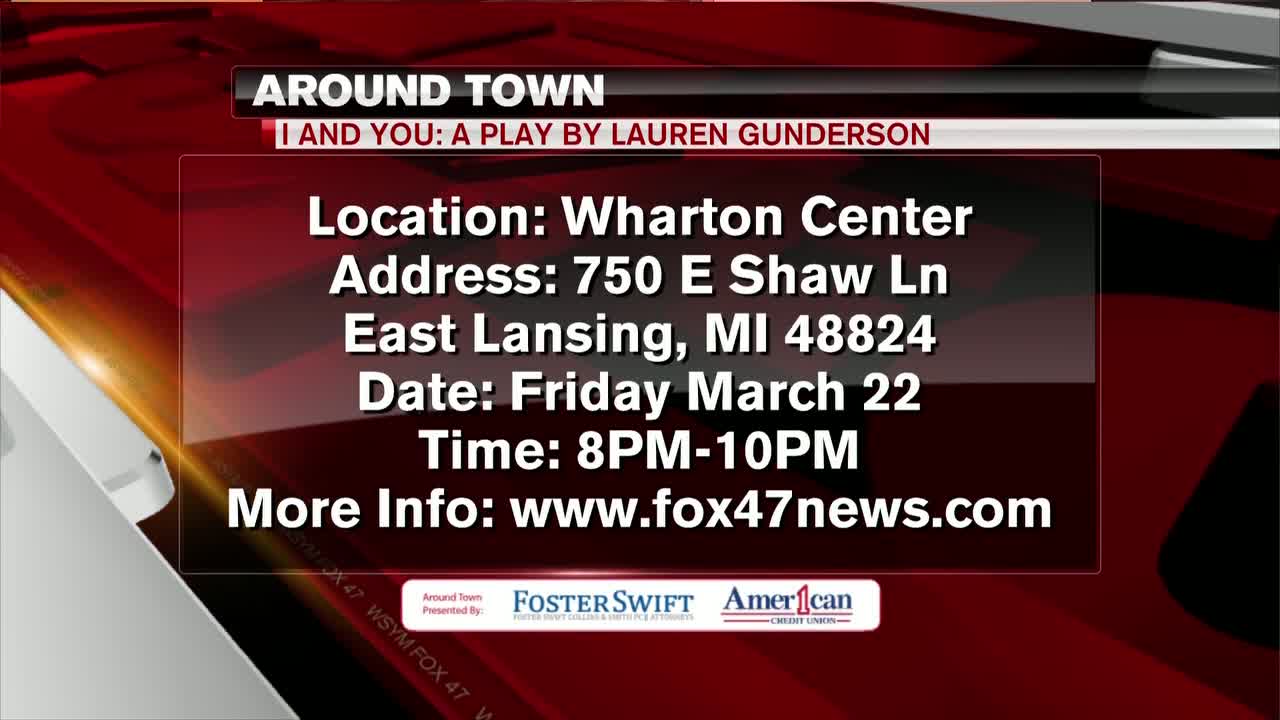 Around Town 3/19/19: I and You: A Play by Lauren Gunderson