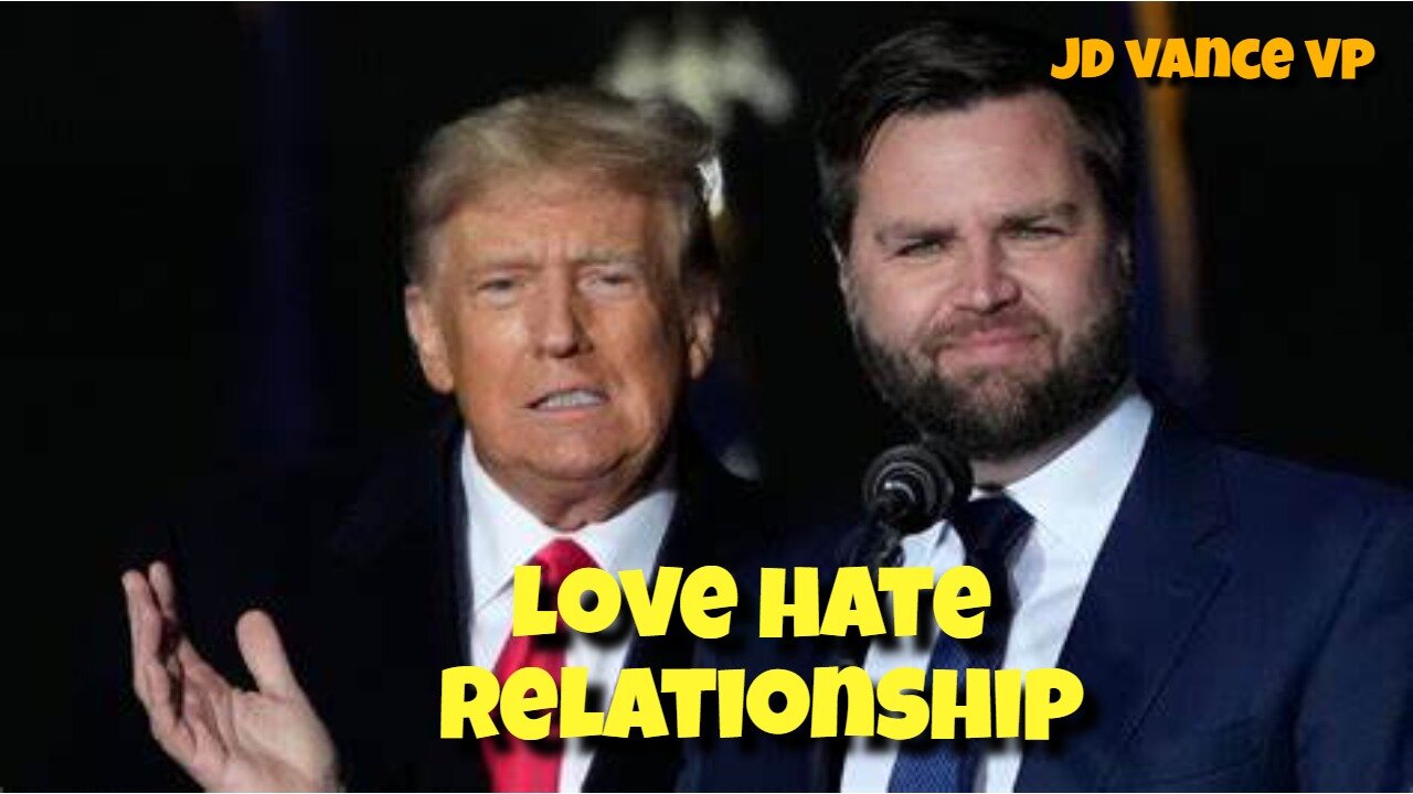 TRUMP PICKS JD VANCE AS VP, VANCE USE TO HATE TRUMP