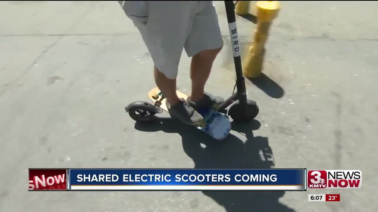 Shared electric scooters coming to Omaha