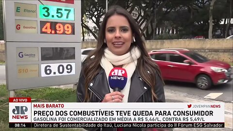 Redução do preço da gasolina já pode ser notada pelos consumidores