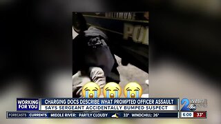 Charging docs described what promted officer assault
