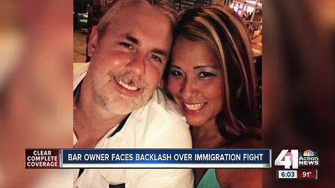 Bar owner faces backlash over immigration fight