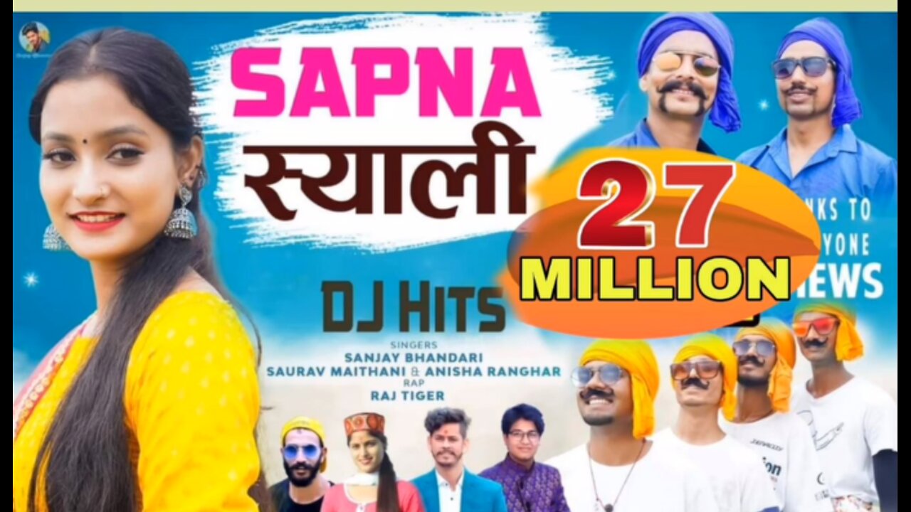 SAPNA SYALI _ FULL VIDEO SONG __ Sanjay Bhandari _ Saurav Maithani _ Anisha Ranghar _Rap_ Raj Tiger