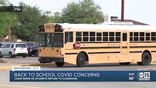 Back to school COVID concerns